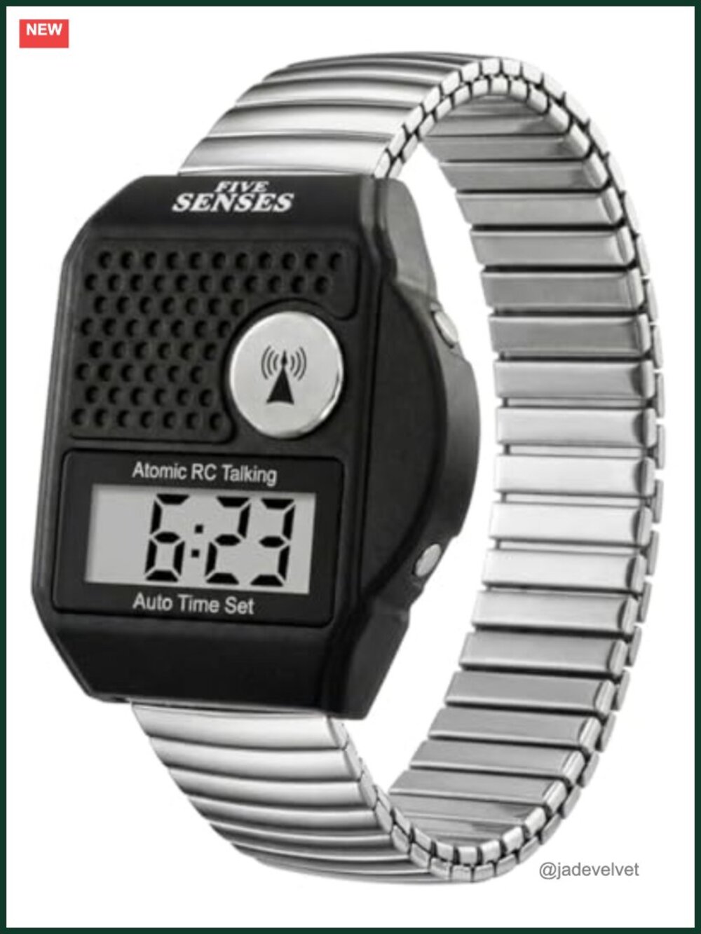 Atomic Talking Watch for Seniors Blind Low Vision Large LCD Digital